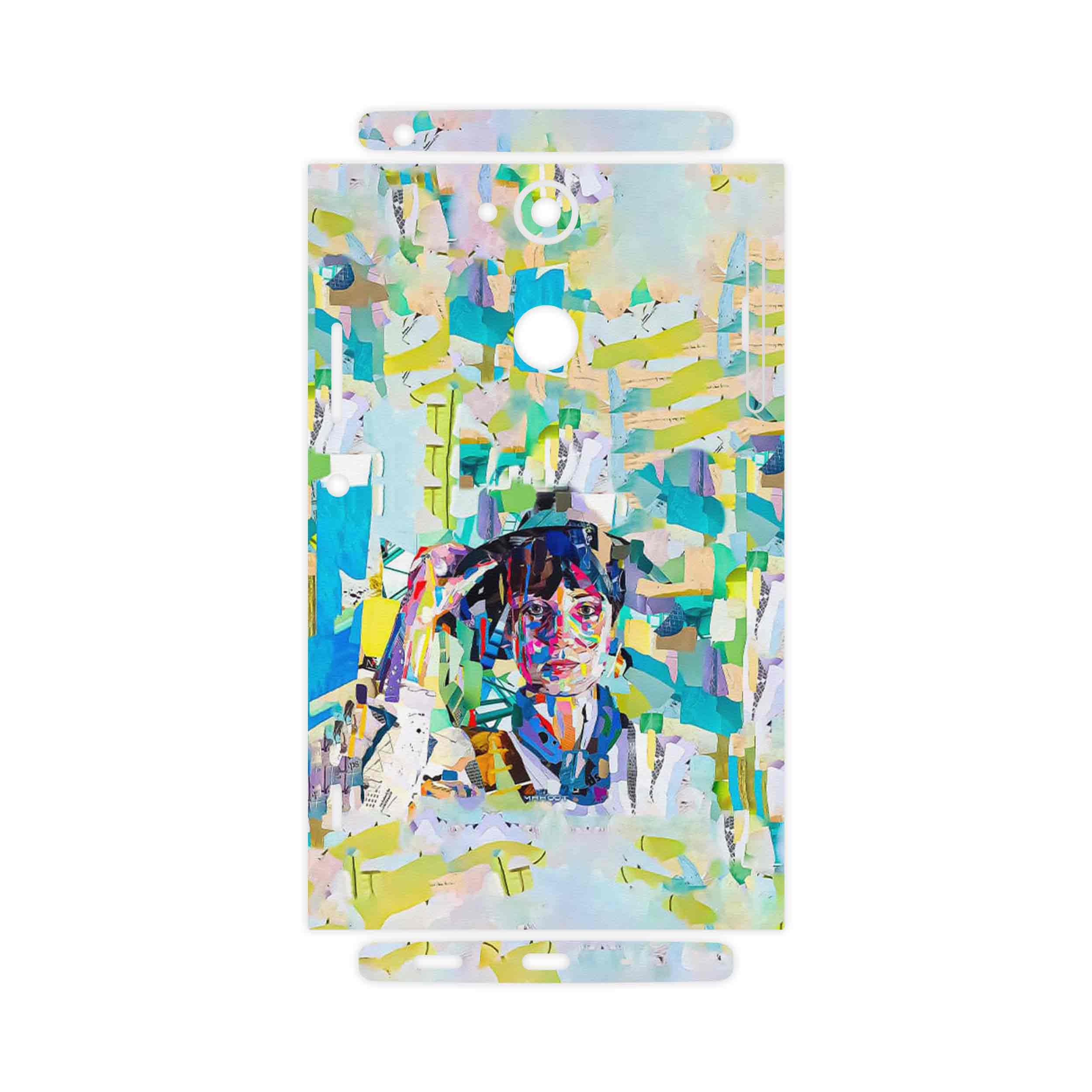 برچسب پوششی ماهوت مدل Collage of Women Portrait 1-FullSkin مناسب برای گوشی موبایل سونی Xperia XA2