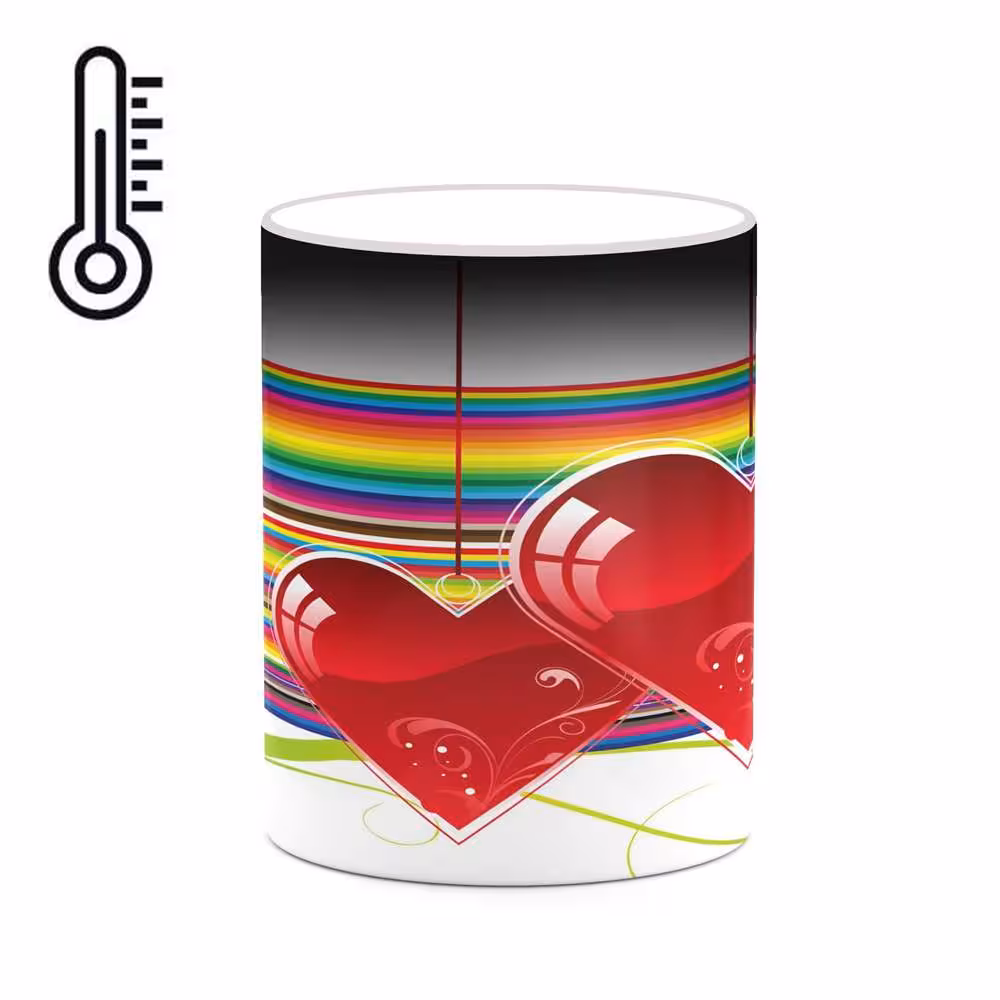 ماگ حرارتی کاکتی طرح Love مدل mgh20704