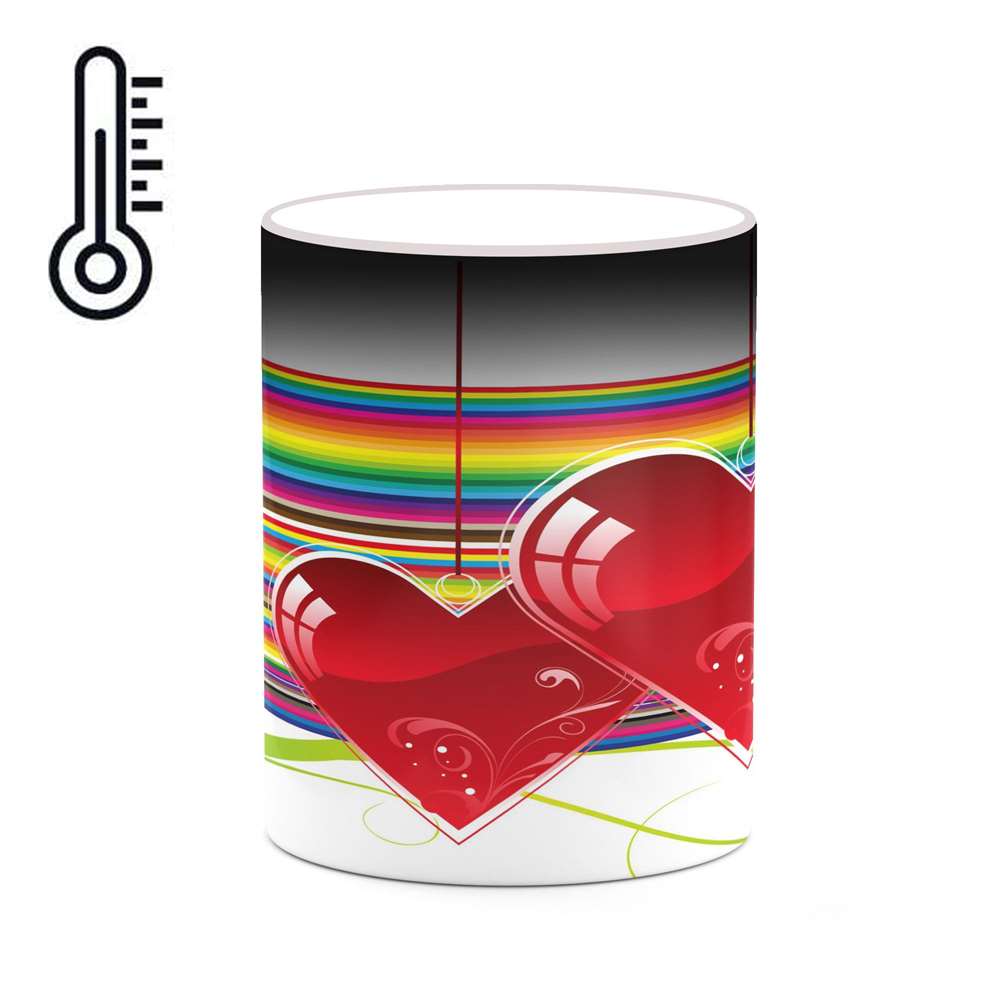 ماگ حرارتی کاکتی طرح Love مدل mgh20704