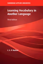 خرید و دانلود نسخه کامل کتاب Learning Vocabulary in Another Language (3rd Edition) - Pdf