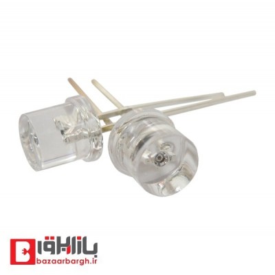 ال ای دی 5 میلی متری سبز سرتخت شفاف