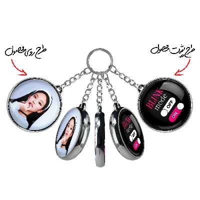 جاکلیدی خندالو مدل جنی گروه بلک پینک BLACKPINK طرح دوطرفه کد 1673616733