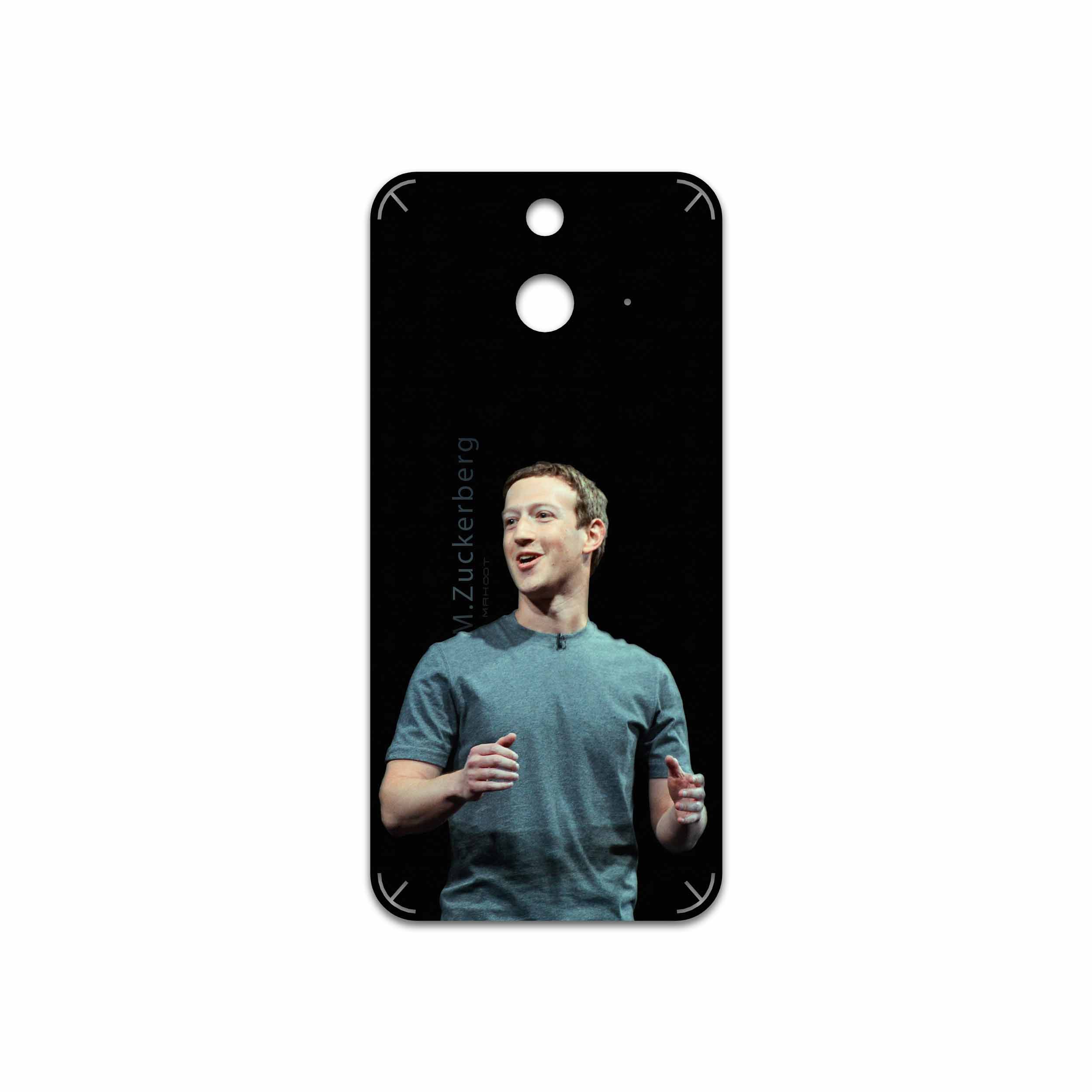 برچسب پوششی ماهوت مدل Mark Zuckerberg مناسب برای گوشی موبایل اچ تی سی One E8