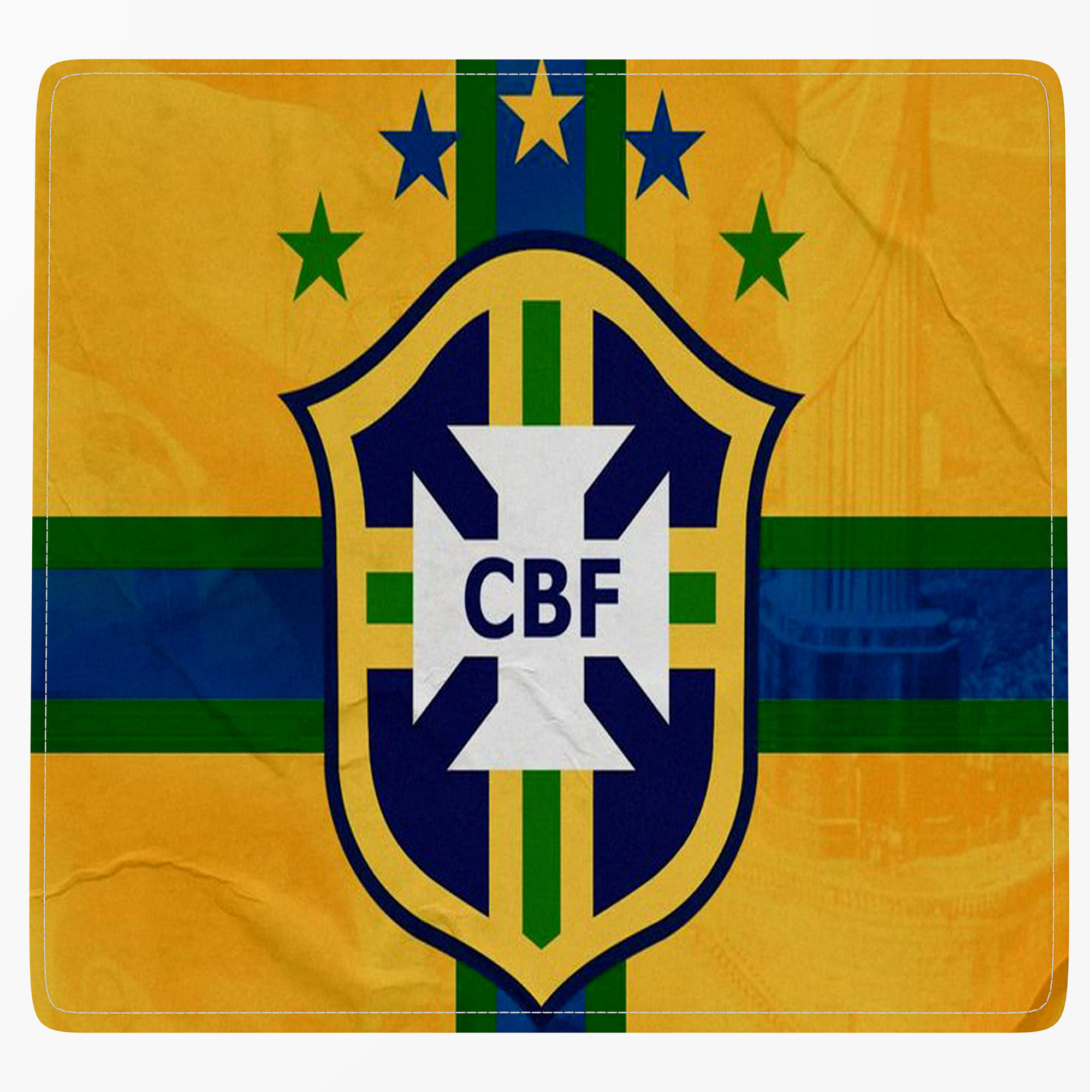 ماوس پد آی تمر مدل تیم ملی برزیل کد 498