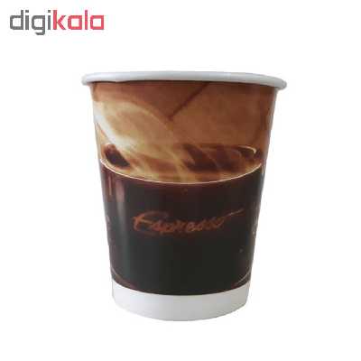 لیوان یکبار مصرف کاغذی الین پلاست مدل KGH3-100 بسته 100 عددی