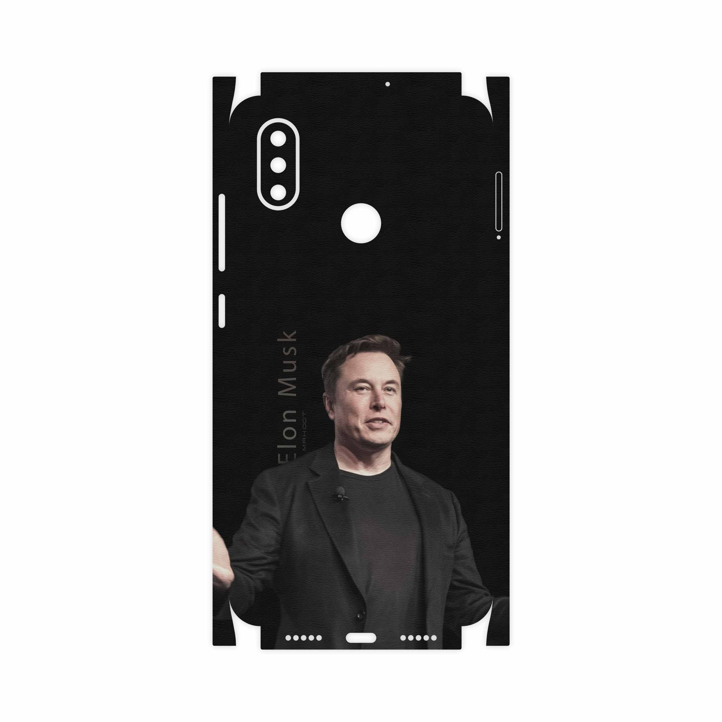 برچسب پوششی ماهوت مدل Elon Musk-FullSkin مناسب برای گوشی موبایل شیائومی Mi 8