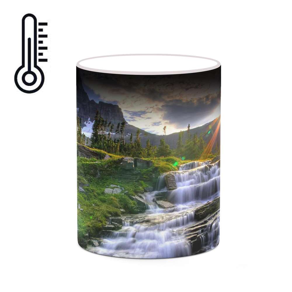 ماگ حرارتی کاکتی طرح منظره مدل mgh18347