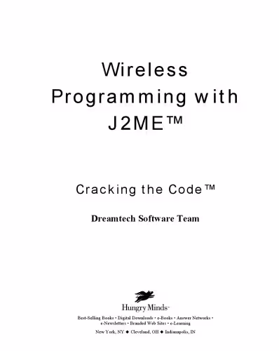خرید و دانلود نسخه کامل کتاب Wireless programming with J2ME : cracking the code