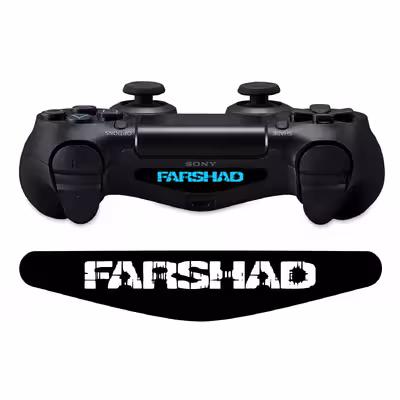 برچسب لایت بار دسته پلی استیشن 4 ونسونی طرح Farshad