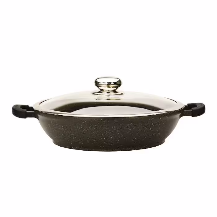 تابه دودسته گرانیتی زرساب مدل گریپ کد RP-228TG (سایز 28)