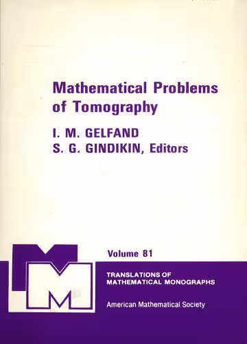 خرید و دانلود نسخه کامل کتاب Mathematical Problems of Tomography