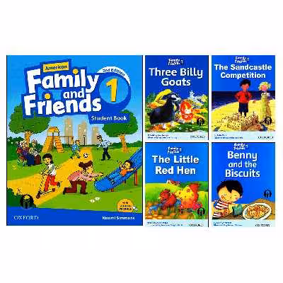 کتاب Family and Friends 1 اثر جمعی از نویسندگان انتشارات الوندپویان پنج جلدی