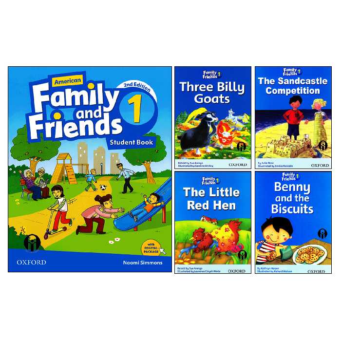 کتاب Family and Friends 1 اثر جمعی از نویسندگان انتشارات الوندپویان پنج جلدی