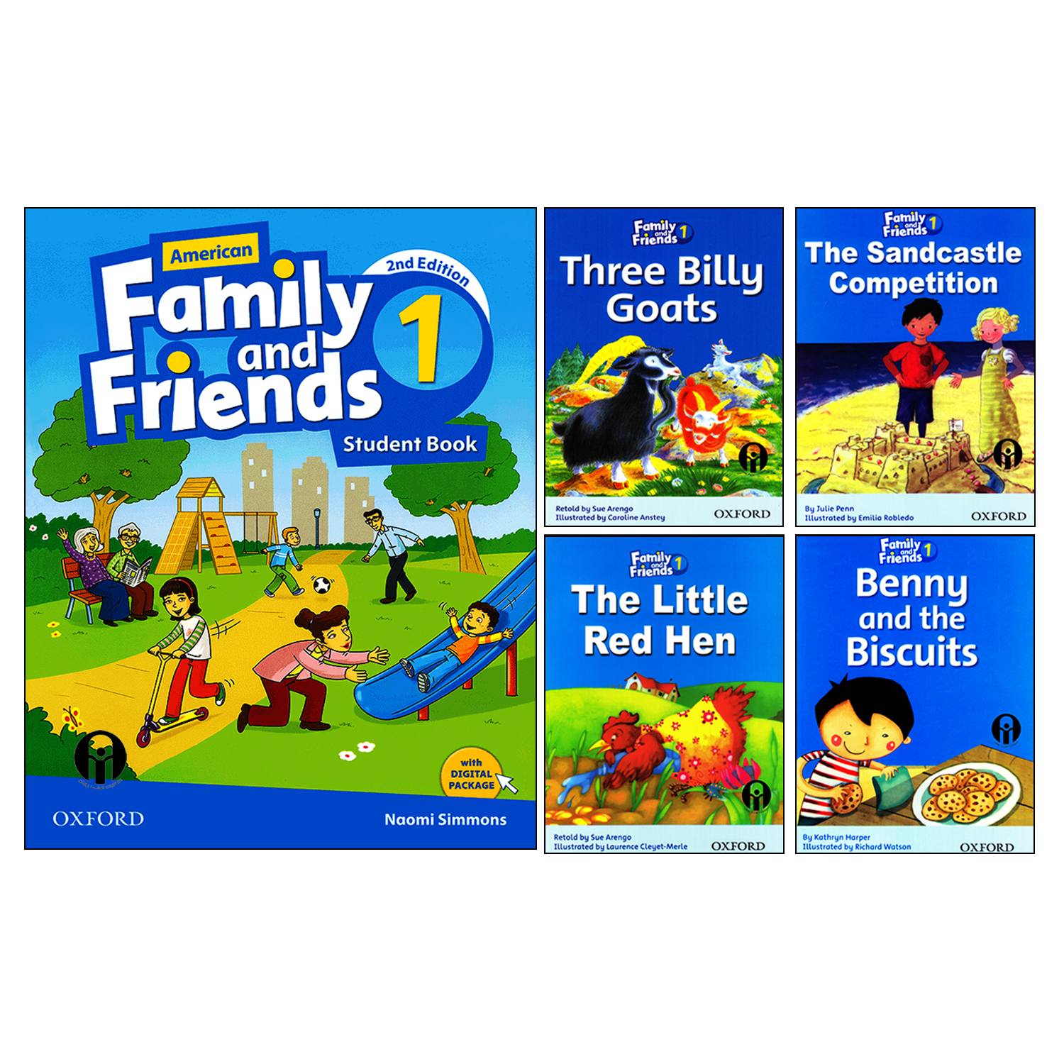 کتاب Family and Friends 1 اثر جمعی از نویسندگان انتشارات الوندپویان پنج جلدی