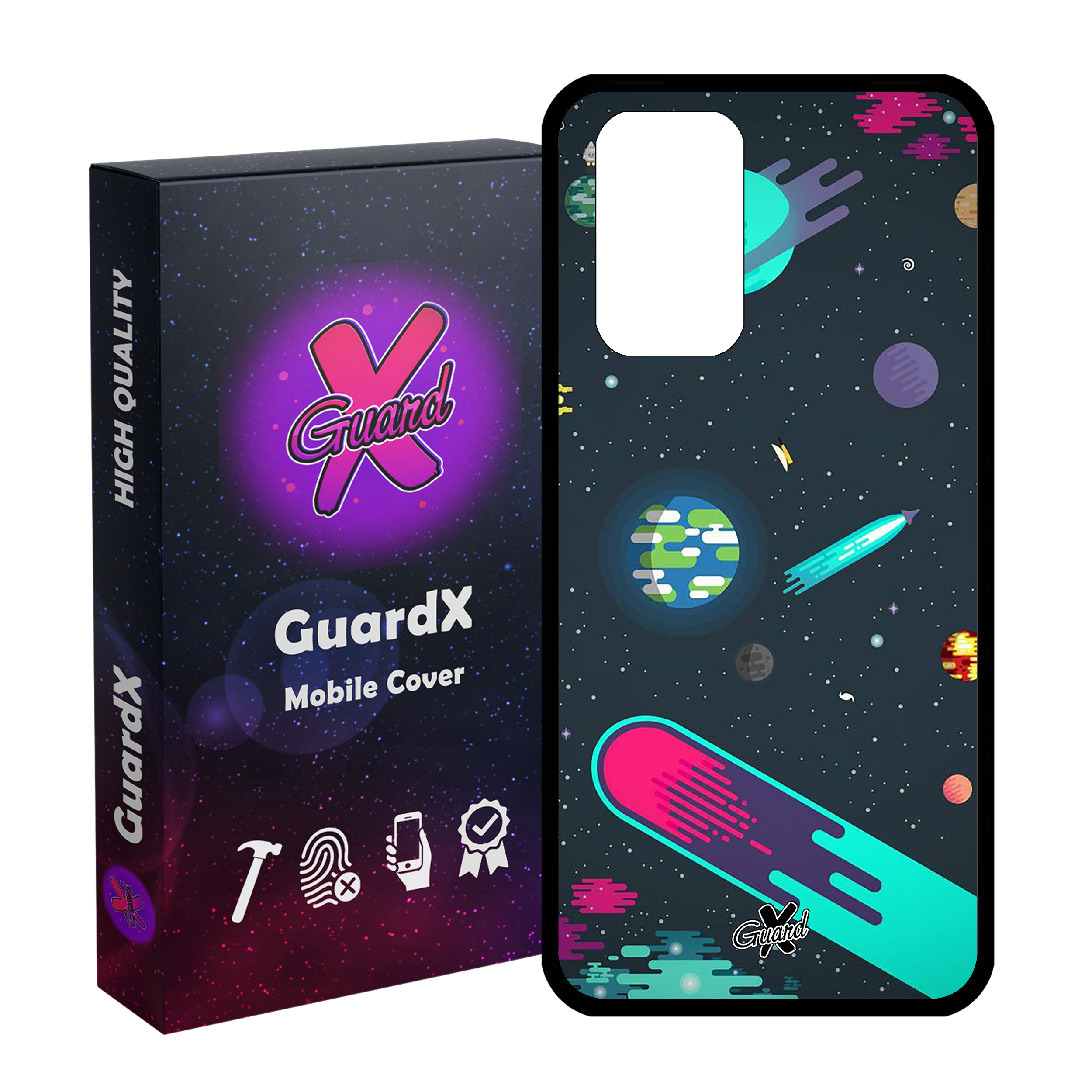 کاور گارد ایکس طرح Galaxy مدل Glass10073 مناسب برای گوشی موبایل شیائومی Redmi Note 10 Pro / Note 10 Pro Max