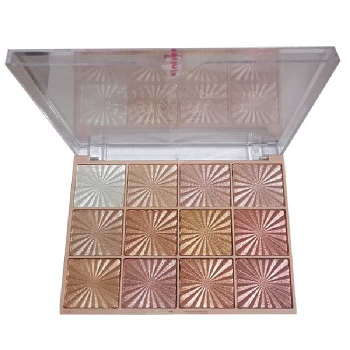 پالت هایلایتر مینی کیو مدل 12 کد 01