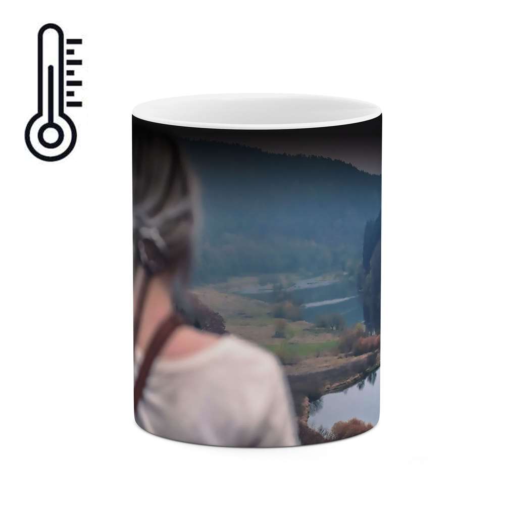 ماگ حرارتی طرح دخترونه مدل mgp00851