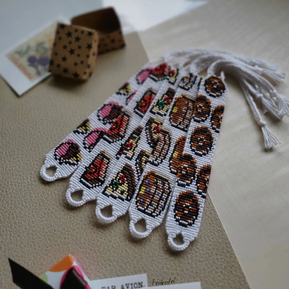 دستبند دوستی مدل پیتزا