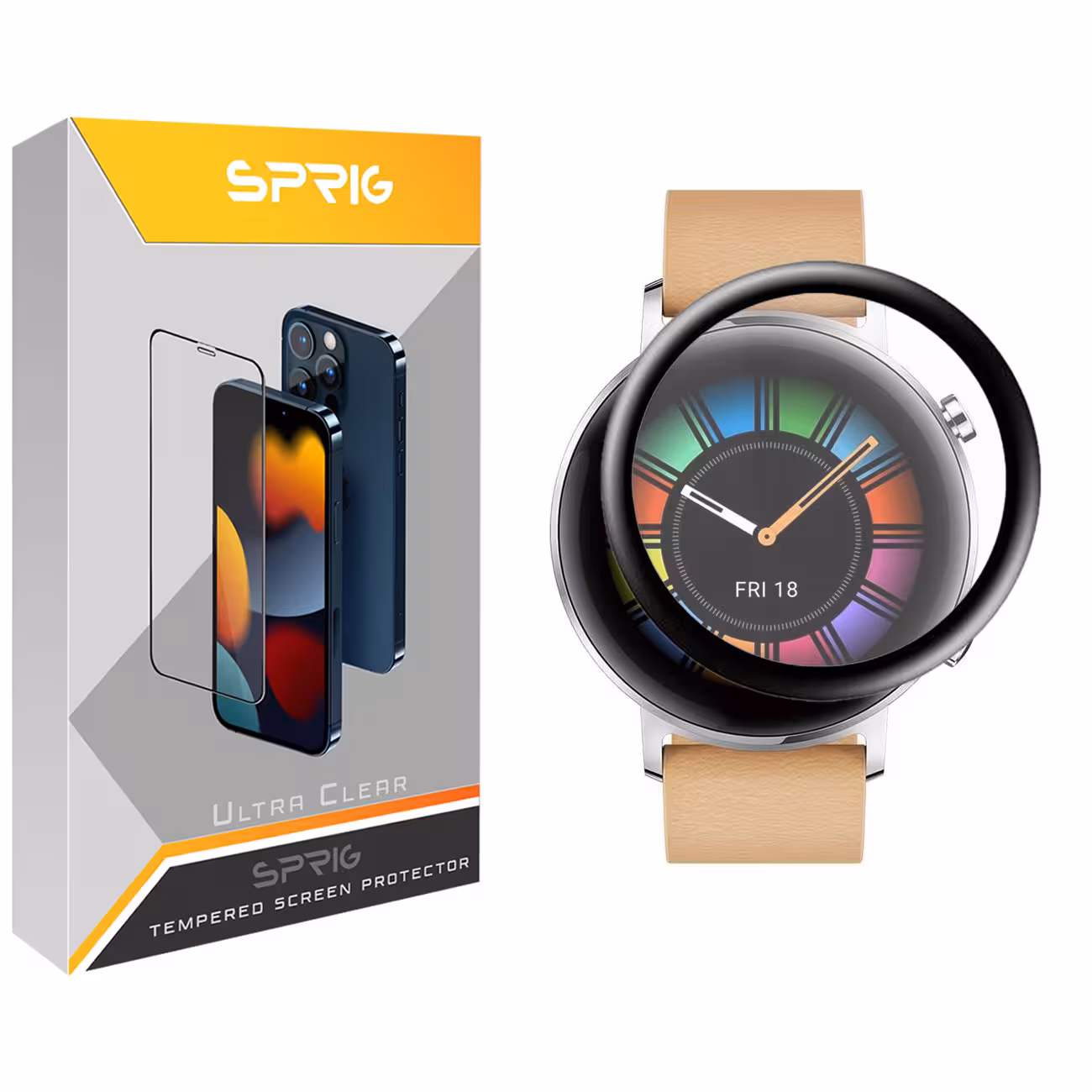 محافظ صفحه نمایش نانو اسپریگ مدل SPG مناسب برای ساعت هوشمند هوآوی GT 2 42mm