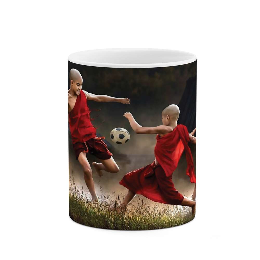 ماگ طرح فوتبال شائولین مدل mgs10027