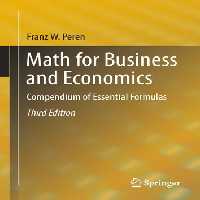 خرید و دانلود نسخه کامل کتاب Math for Business and Economics: Compendium of Essential Formulas