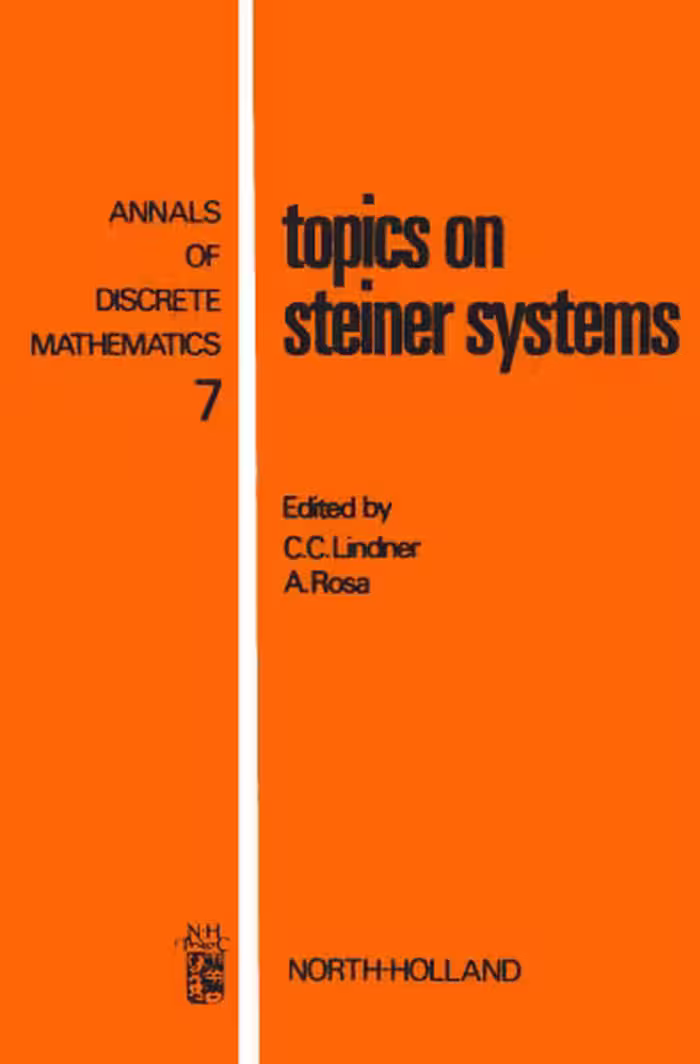 خرید و دانلود نسخه کامل کتاب Topics on Steiner Systems