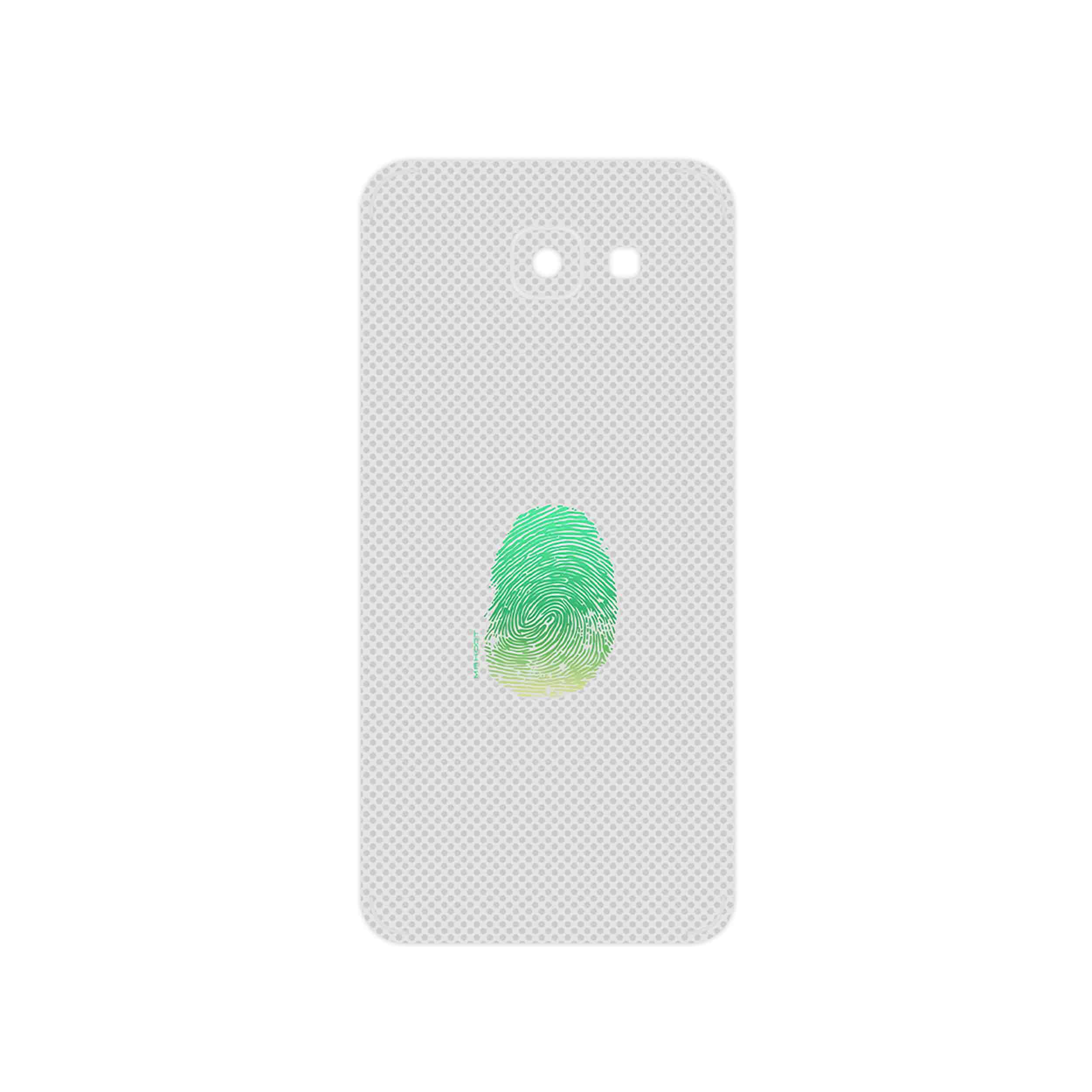 برچسب پوششی ماهوت مدل Minimal Fingerprint مناسب برای گوشی موبایل سامسونگ Galaxy A8 2016