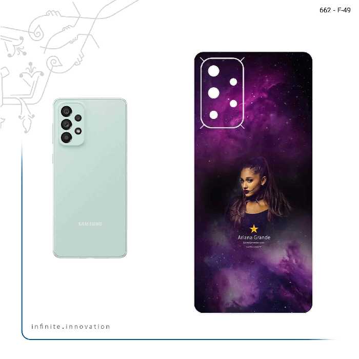برچسب پوششی ماهوت مدل Ariana Grande مناسب برای گوشی موبایل سامسونگ Galaxy A73 5G