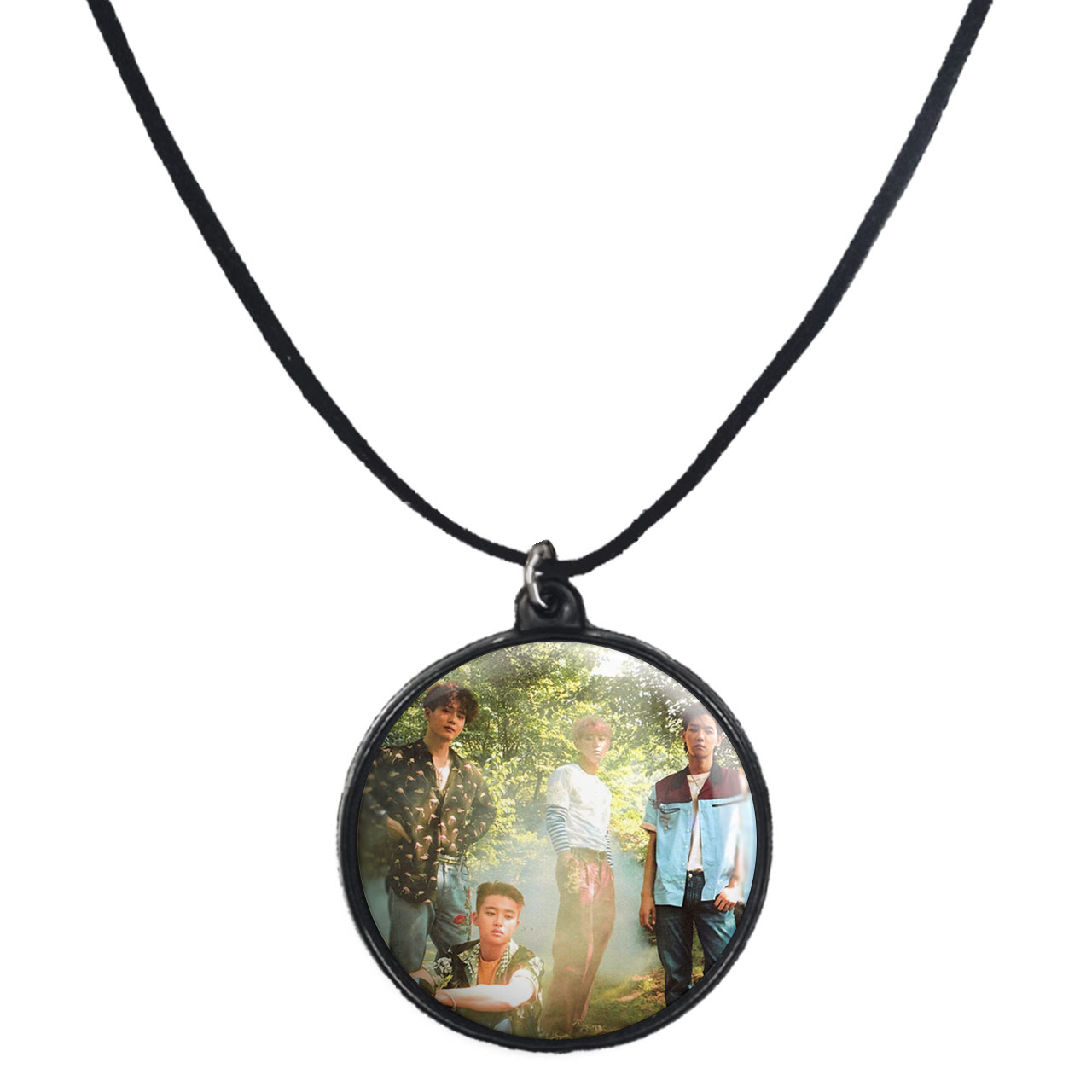 گردنبند پرمانه طرح exo کد pmb.14153 مدل دو طرفه