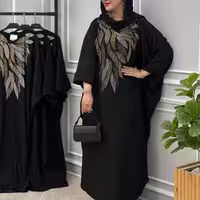 مانتو عبایی برگی الیزه