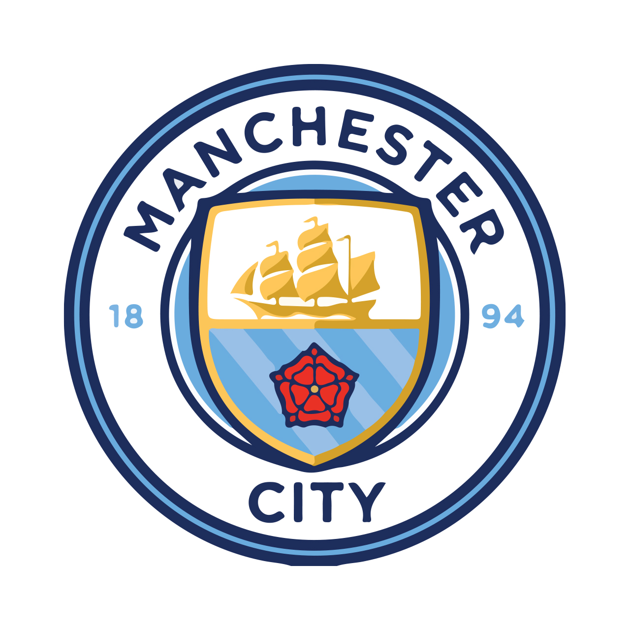 استیکر لپ تاپ طرح منچستر سیتی کد 1404