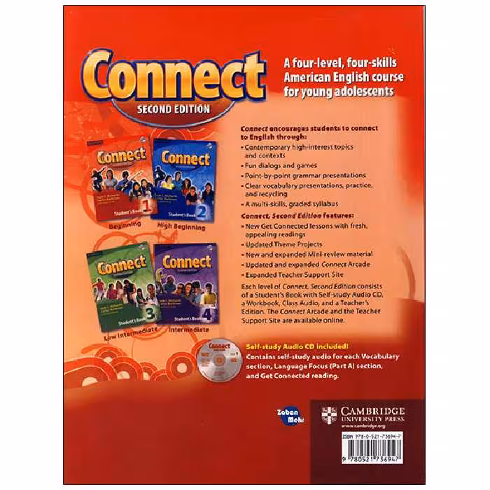 کتاب Connect اثر جمعی از نویسندگان انتشارات زبان مهر 4 جلدی