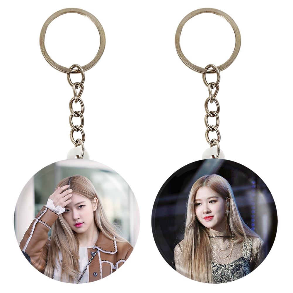 جاکلیدی خندالو مدل رزی بلک پینک کد 1439914393 مجموعه 2 عددی