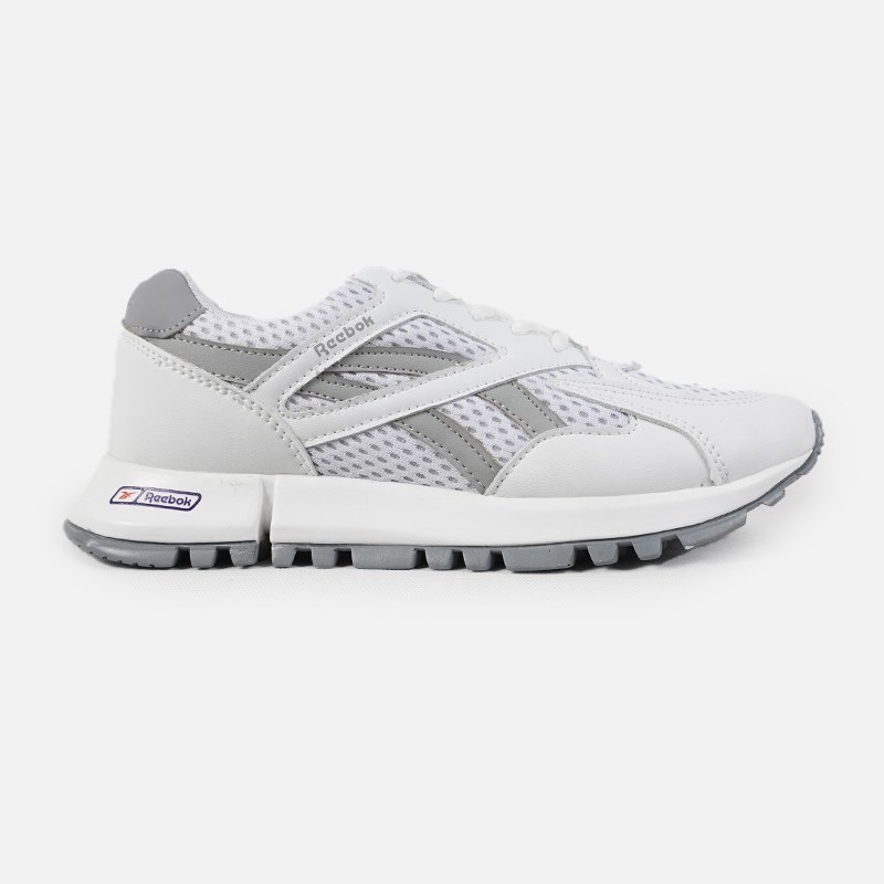 کفش کتانی زنانه سفید خط طوسی Reebok مدل 2049