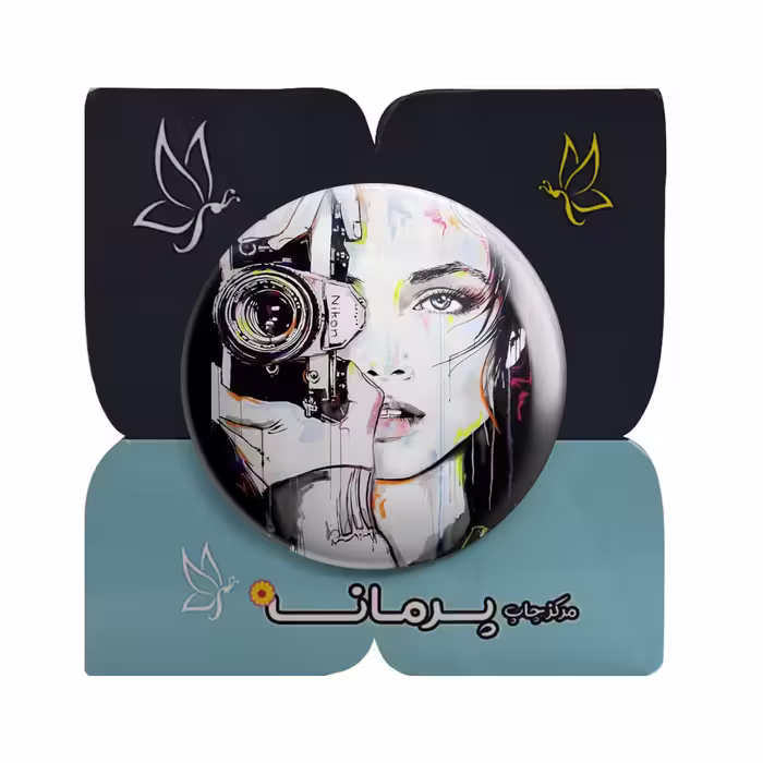 پیکسل پرمانه طرح دختر عکاس کد pm.5136 