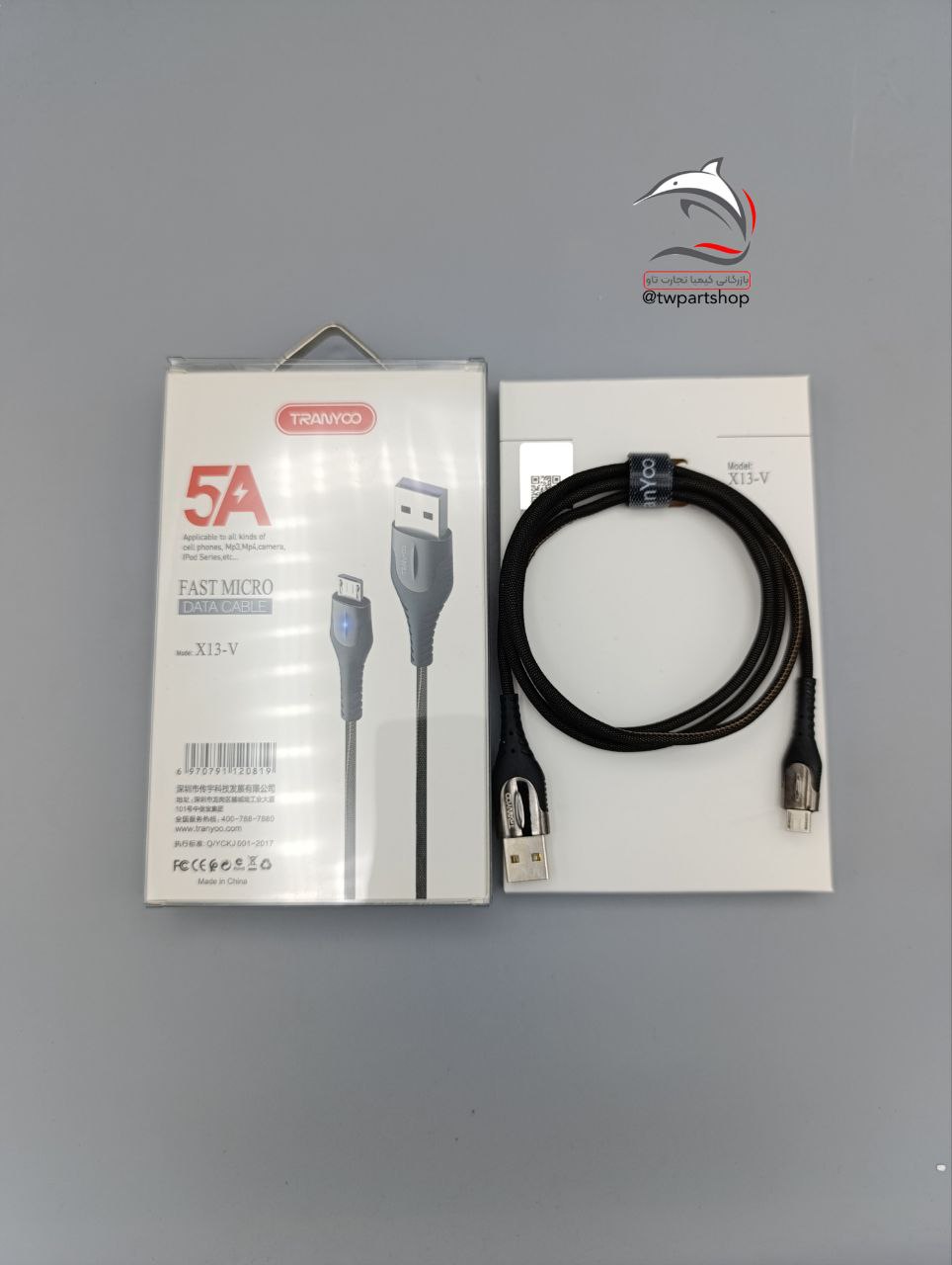 کابل شارژ ترانیو TRANYOO T-X13 -Micro