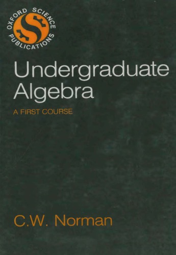 خرید و دانلود نسخه کامل کتاب Undergraduate Algebra : A First Course