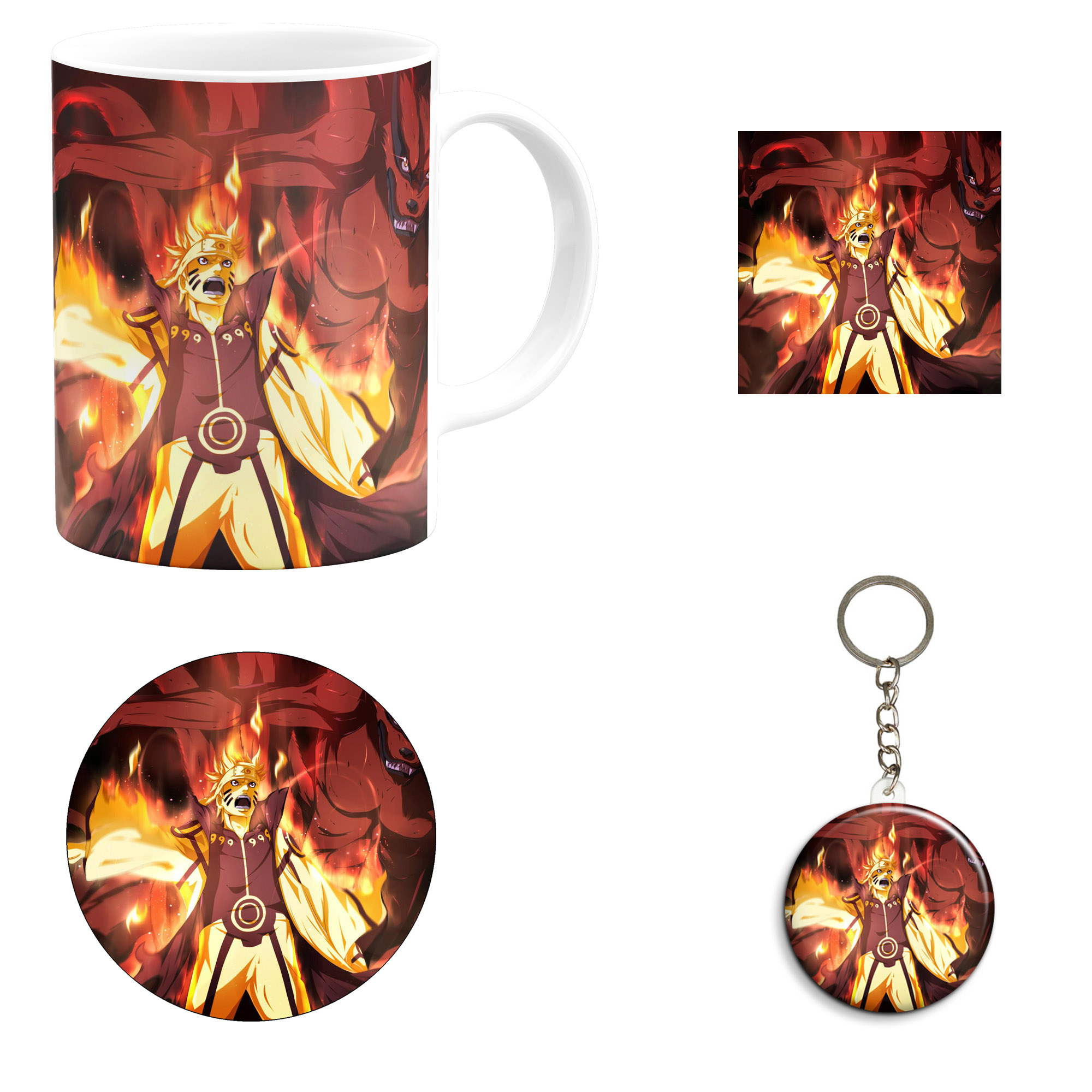 ست هدیه ماگ مدل انیمه ناروتو کد M30