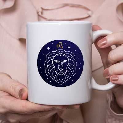 ماگ طرح نماد ماه تولد مدل مرداد