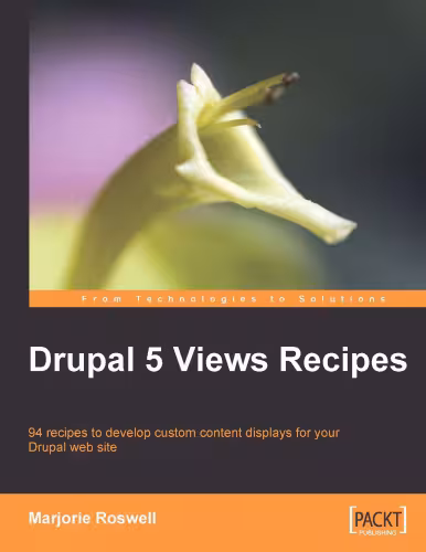 خرید و دانلود نسخه کامل کتاب Drupal 5 Views Recipes