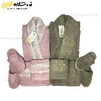 سرویس حوله عروس و داماد 10تکه گیپوردار برند GUMUS