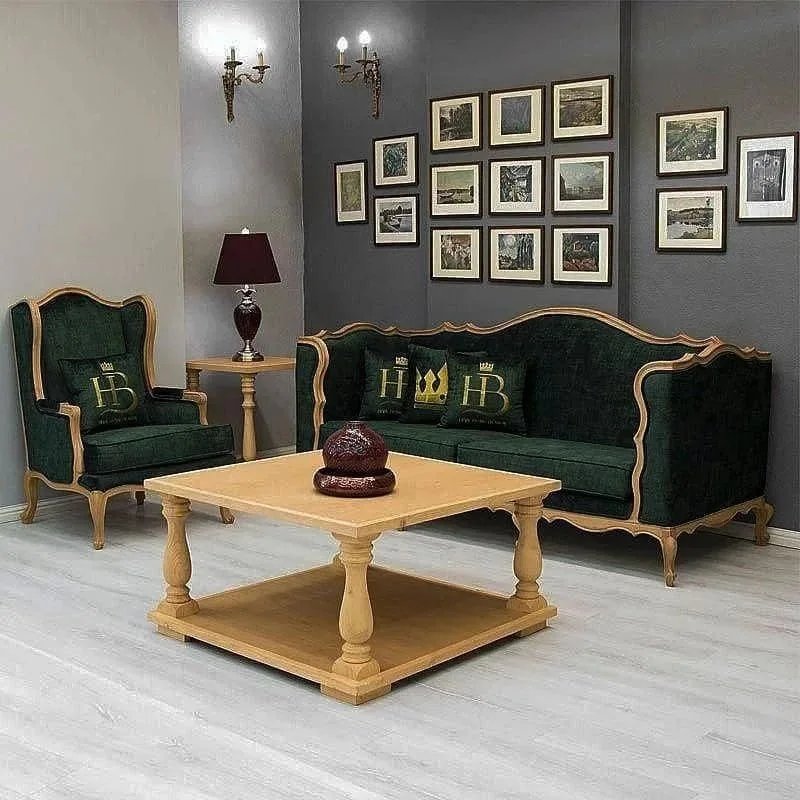 مبل کلاسیک فرانسوی شکیل وراحت  ارسال با باربری پس کرایه