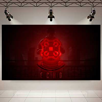 تابلو بوم طرح Game مدل Rainbow six siege (ECHO) کد AR4770