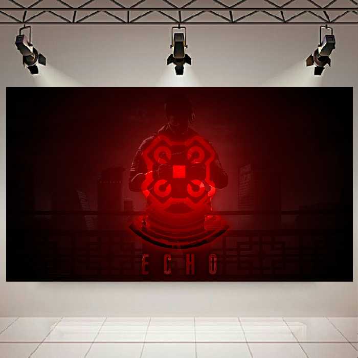 تابلو بوم طرح Game مدل Rainbow six siege (ECHO) کد AR4770