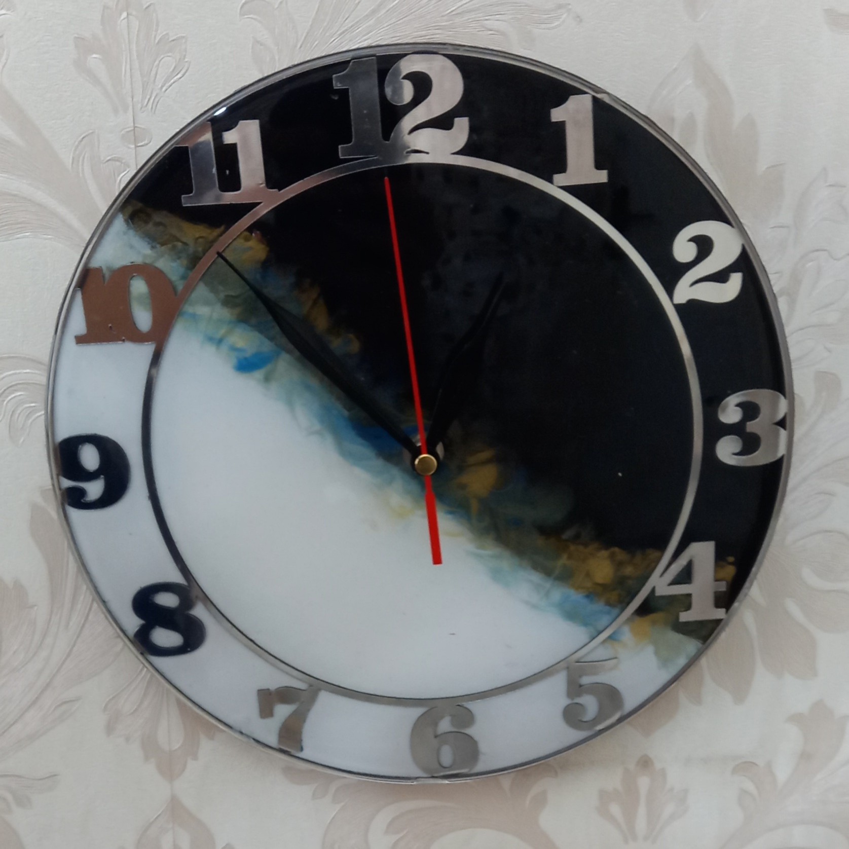 ساعت  رزینی قطر 25 سانتی مترمدل s10