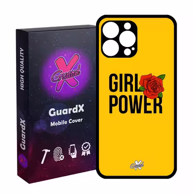 کاور گارد ایکس طرح Girl Power مدل Glass10037 مناسب برای گوشی موبایل اپل iPhone 13 Pro Max