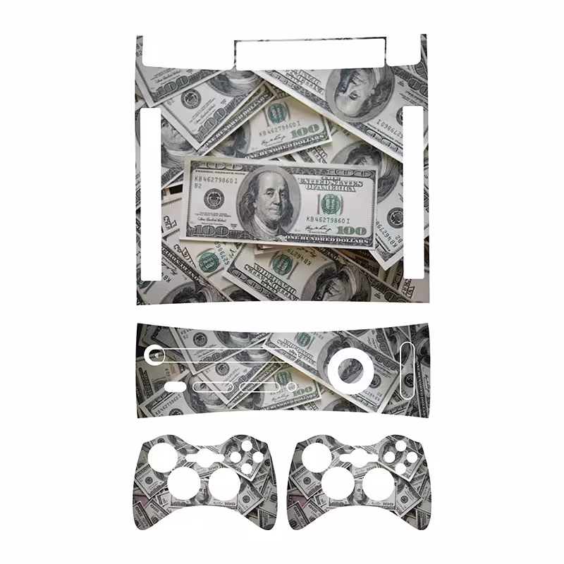 اسکین(برچسب)Xbox 360 آرکید -طرح دلار-مدل آرکید-kh1-سفارشی