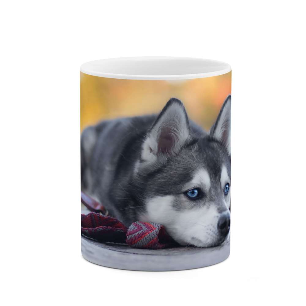 ماگ طرح توله هاسکی مدل mgp10110