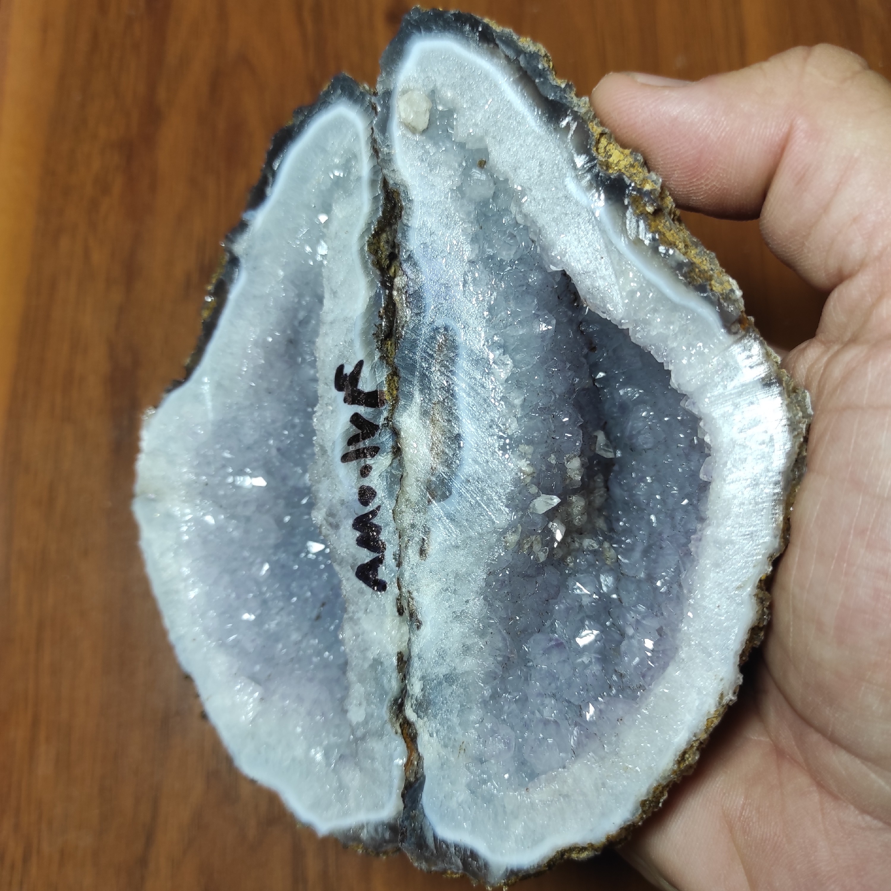 سنگ عقیق توپی کریستال کوارتز 