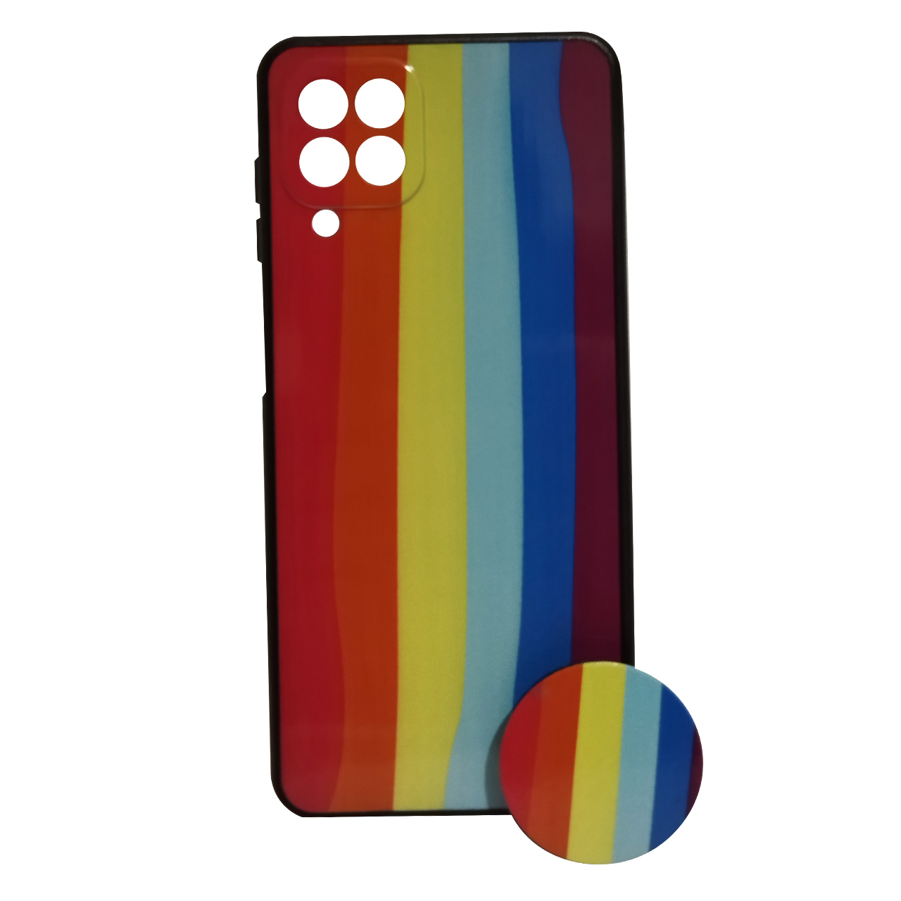 کاور کد 1840 مناسب برای گوشی موبایل سامسونگ Galaxy A22 4G به همراه پایه نگهدارنده